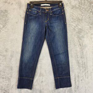 Joe's Jeans Womens 23 Dark Blue Socialite Kicker Tamara Stretch Denim IKRU5906